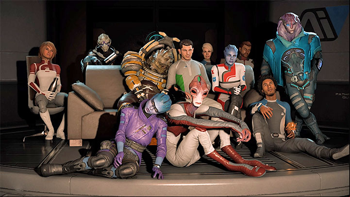 All party will participate in the movie night - Movie Night | Tempest side quests - Tempest - Mass Effect: Andromeda Game Guide