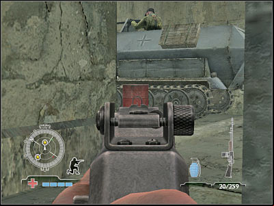 DON'T go back to the tunnels - Eliminate Enemies on Halftracks - Operation Der Flakturm - Medal of Honor: Airborne - Game Guide and Walkthrough
