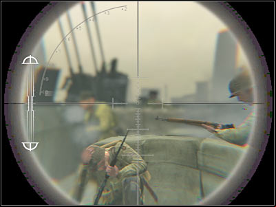 You will also encounter several entrances to the flak tower along the way (screen) - Destroy AA Guns - part 1 - Operation Der Flakturm - Medal of Honor: Airborne - Game Guide and Walkthrough