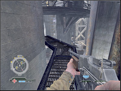 Enter a new room - Disable Ammunition Lift Controls - part 2 - Operation Der Flakturm - Medal of Honor: Airborne - Game Guide and Walkthrough