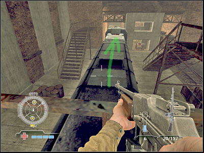The second carriage can be found near the starting area - Destroy Panzerzug Cannon Cars - part 2 - Operation Varsity - Medal of Honor: Airborne - Game Guide and Walkthrough