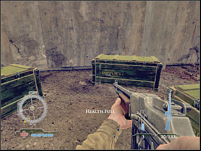 I would recommend that you try and go to a higher ground - Destroy Panzerzug Cannon Cars - part 1 - Operation Varsity - Medal of Honor: Airborne - Game Guide and Walkthrough