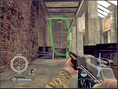 Keep heading forward - Destroy Munitions Stockpile - part 1 - Operation Varsity - Medal of Honor: Airborne - Game Guide and Walkthrough
