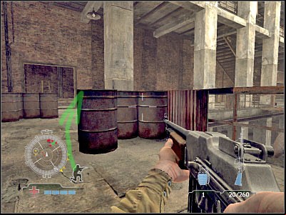 In order to secure this age, you will have to wait for enemy troops to get here - Destroy Munitions Stockpile - part 1 - Operation Varsity - Medal of Honor: Airborne - Game Guide and Walkthrough