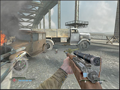 Despite what you might think, destroying the tank is going to be VERY easy - Knock-out Tiger Tank #2 - part 2 - Operation Market Garden - Medal of Honor: Airborne - Game Guide and Walkthrough