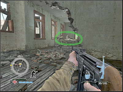 Like I've said before, you will have to land in the northern part of the map, because that's where you'll find this final nest - Clear MG Nests - Operation Market Garden - Medal of Honor: Airborne - Game Guide and Walkthrough