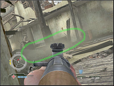 Once you've killed all enemy soldiers, try moving closer to the stairs - Disable Radio Equipment - Operation Market Garden - Medal of Honor: Airborne - Game Guide and Walkthrough