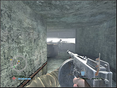 The second large group will appear on your left - Clear and Secure Pillbox - part 2 - Operation Neptune - Medal of Honor: Airborne - Game Guide and Walkthrough