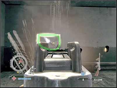 The next group should be standing to your right - Clear and Secure Spotting Tower - part 1 - Operation Neptune - Medal of Honor: Airborne - Game Guide and Walkthrough