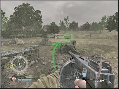 Now you will have to collect the third package - Collect M18 Bundle - part 2 - Operation Neptune - Medal of Honor: Airborne - Game Guide and Walkthrough