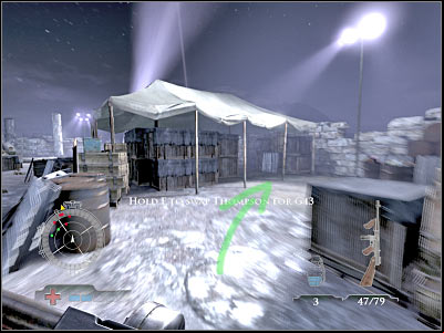 I want to say this again - don't attract too much attention and you'll be able to get closer to enemy troops - Destroy AA Gun - Operation Avalanche - Medal of Honor: Airborne - Game Guide and Walkthrough