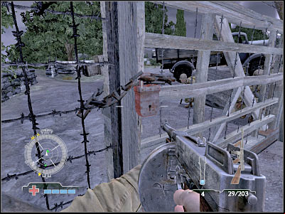 Now you'll be able to proceed with the main part of this short task - Disable Communications Radio - Operation Avalanche - Medal of Honor: Airborne - Game Guide and Walkthrough