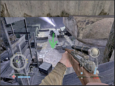 Once you've killed all enemy soldiers, you will be allowed to proceed to the antenna - Disable Communications Antenna - part 2 - Operation Avalanche - Medal of Honor: Airborne - Game Guide and Walkthrough