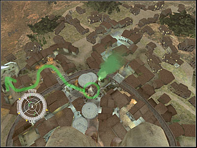 Reaching your target - Destroy Hill Houses AA Gun - part 1 - Operation Husky - Medal of Honor: Airborne - Game Guide and Walkthrough