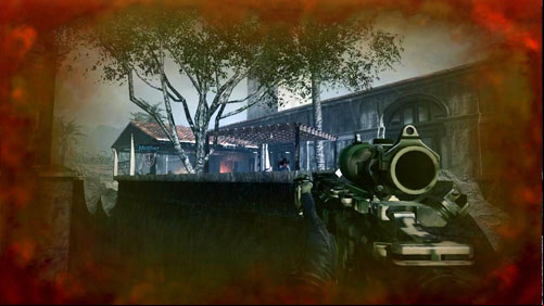 After a while you will get a message that the next enemies are on the left, next to the bell tower (see picture above) - Mission 05: Changing Tides - Campaign - Medal of Honor: Warfighter - Game Guide and Walkthrough