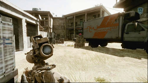 Run straight ahead and after reaching the wall, turn left - Mission 08: Finding Faraz - Campaign - Medal of Honor: Warfighter - Game Guide and Walkthrough