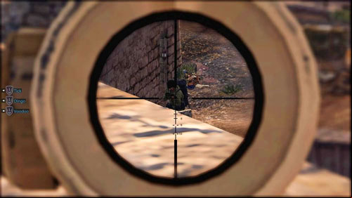 Run forward and watch for the wooden stairs to the right - Mission 09: Connect the Dots - Campaign - Medal of Honor: Warfighter - Game Guide and Walkthrough