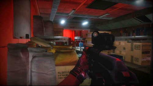 Stand in the doorway on the left and shoot the enemy in the head of the table - Mission 12: Bump in the Night - Campaign - Medal of Honor: Warfighter - Game Guide and Walkthrough