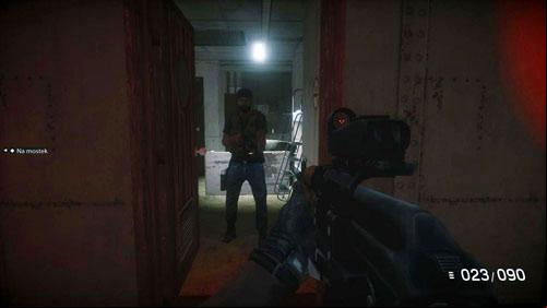 Go to the place where he was and look to the right - Mission 12: Bump in the Night - Campaign - Medal of Honor: Warfighter - Game Guide and Walkthrough
