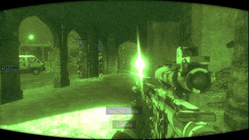 Immediately turn right and run on so as to have a wall on your right - Mission 13: Shut it Down - Campaign - Medal of Honor: Warfighter - Game Guide and Walkthrough