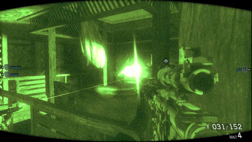 Stand on the stairs and lean to the right (see picture above) - Mission 13: Shut it Down - Campaign - Medal of Honor: Warfighter - Game Guide and Walkthrough
