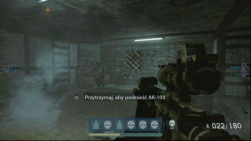 Go back to the top, run into the room on the right, turn left and go to the front of the hall - Mission 13: Shut it Down - Campaign - Medal of Honor: Warfighter - Game Guide and Walkthrough