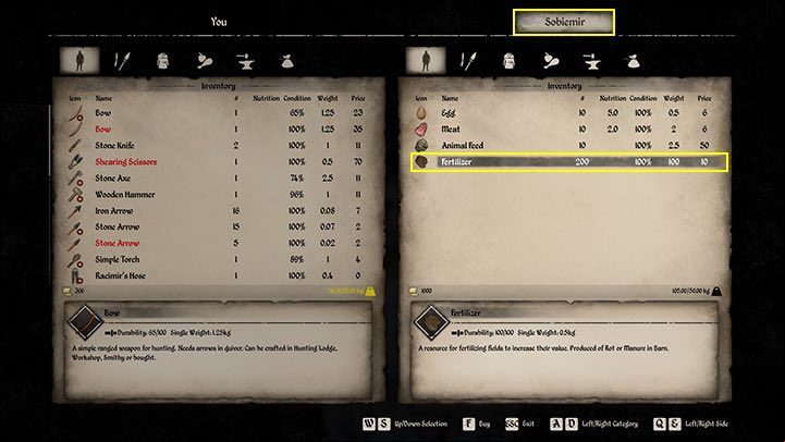 Seeds are another thing you need to buy for your first field - Medieval Dynasty: Farm - how to farm the land? - Basics - Medieval Dynasty Guide