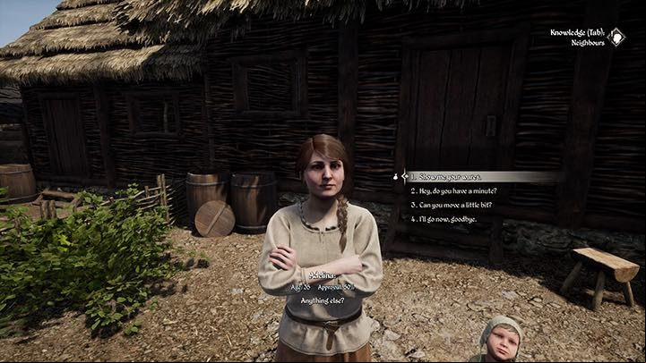 Choose a flat ground with the right amount of space for the future field and stand next to it - Medieval Dynasty: Farm - how to farm the land? - Basics - Medieval Dynasty Guide