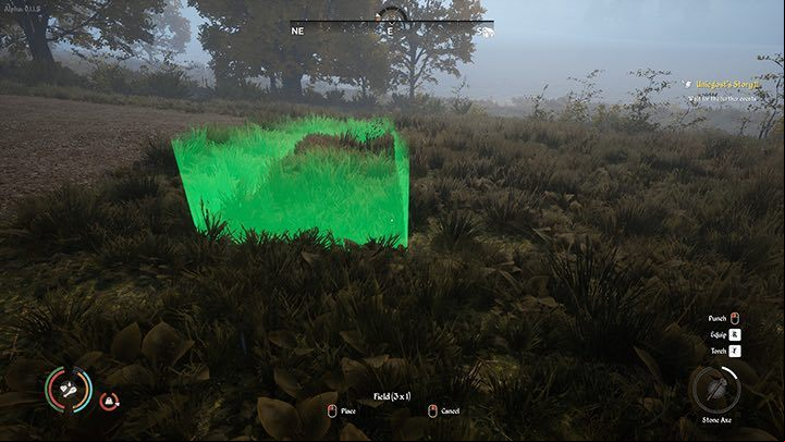 When you're satisfied with the size of the field, press the left mouse button - Medieval Dynasty: Farm - how to farm the land? - Basics - Medieval Dynasty Guide