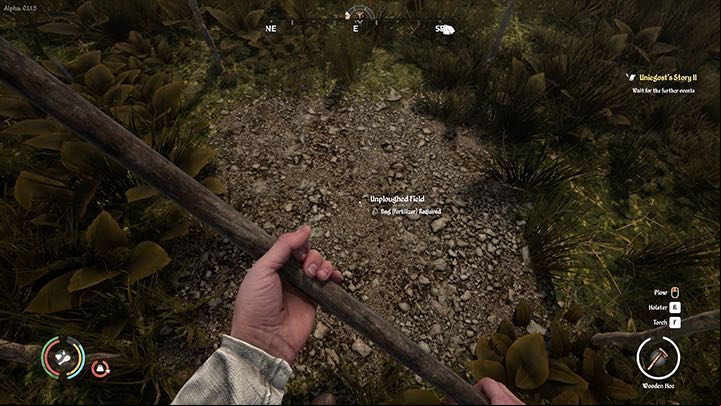 The plowed field will turn into sandy terrain - Medieval Dynasty: Farm - how to farm the land? - Basics - Medieval Dynasty Guide