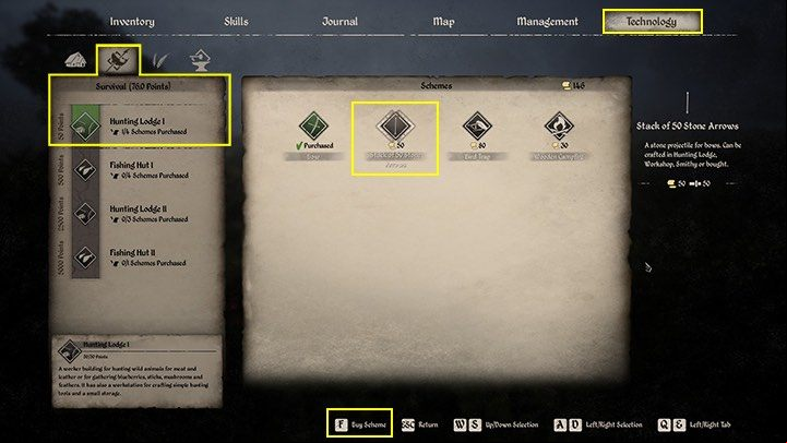 Crafting arrows also requires buying the right scheme for 50 coins - Medieval Dynasty: Arrows - how to get them? - FAQ - Medieval Dynasty Guide