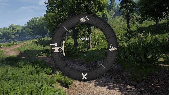 Then click on the Stone axe icon - Medieval Dynasty: Beginners Guide & Tips - Basics - Medieval Dynasty Guide