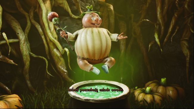 Remove the remaining bags and pumpkins in the area, but DONT HIT the chests with the skulls - they will be very helpful during the boss fight - The Pumpkin Serpent | MediEvil Walkthrough - Walkthrough - MediEvil Guide