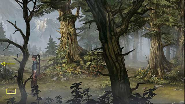 Now look at Rachwans traces and go left - Follow Rachwans trail - Chapter III - Memoria - Game Guide and Walkthrough