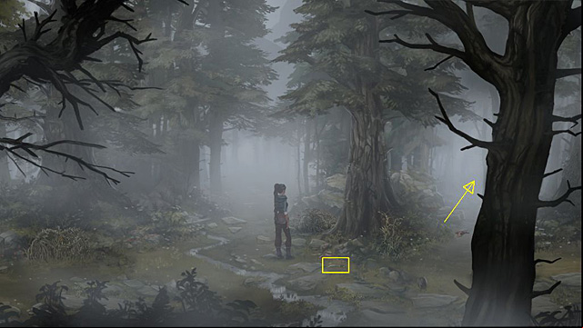 Throw the rope in the direction of the dagger - Follow Rachwans trail - Chapter III - Memoria - Game Guide and Walkthrough