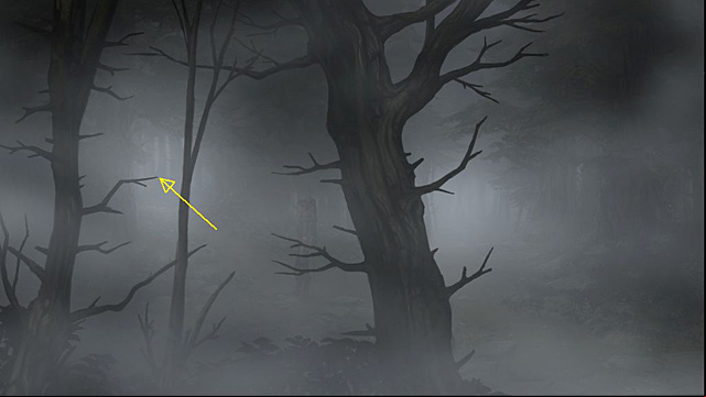 You will come to the destroyed tent and dead horse - Overcome the thorn bush with the spiders and rescue the staff from the spiders nest - Chapter III - Memoria - Game Guide and Walkthrough