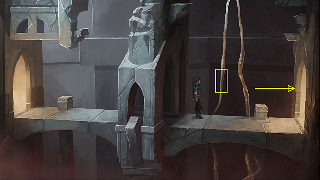Go to the bridge II - Extinguish the power of the fives crystals - Chapter VII - Memoria - Game Guide and Walkthrough