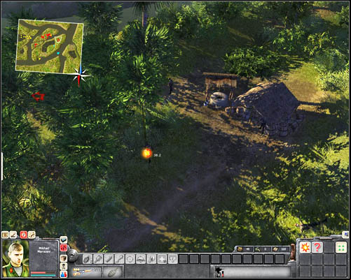 In the distance you will see a patrol boat that will become your next mission objective - Mission 2: Vietnamese Connection - p. 1 - North Vietnamese - Men of War: Vietnam - Game Guide and Walkthrough
