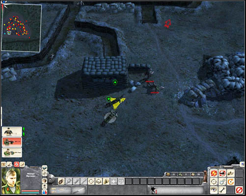 New objective: Eliminate radio operators, so they can't call in helicopter - Mission 5: Happy Tet Day - p. 1 - North Vietnamese - Men of War: Vietnam - Game Guide and Walkthrough