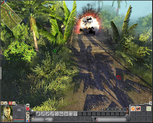 Position everyone in a way shown in the image below, as close to the wall with an entrance as you can, even one after another - Mission 1: What A Job! - p. 1 - USA - Men of War: Vietnam - Game Guide and Walkthrough