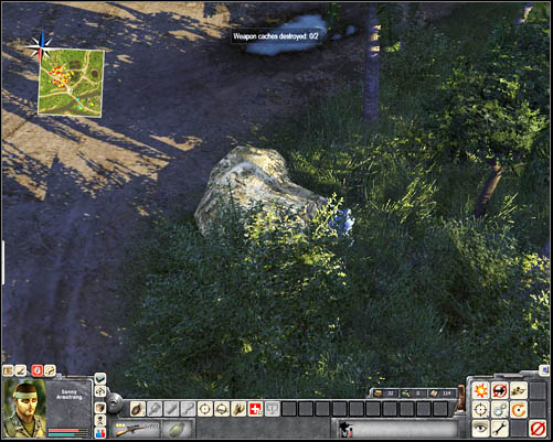 The reason why it's better not to involve the whole group of your men will become clear in a moment - Mission 1: What A Job! - p. 2 - USA - Men of War: Vietnam - Game Guide and Walkthrough
