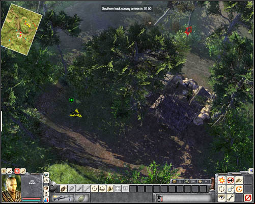 Slow down the game, then take out the heavy machinegun and shoot - Mission 3: On the Trail of Uncle Ho - p. 1 - USA - Men of War: Vietnam - Game Guide and Walkthrough