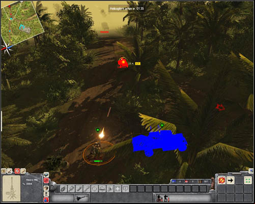 New objective: Evacuate by means of helicopters - Mission 5: Long Way Home - p. 3 - USA - Men of War: Vietnam - Game Guide and Walkthrough
