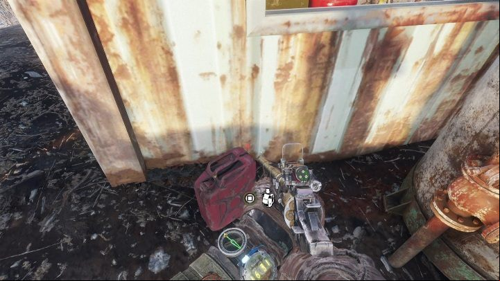Go behind the building - you will find a full fuel tank - Metro Exodus: How to find the battery charge controller? - FAQ - Metro Exodus Guide