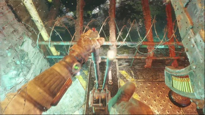 There you will come across a bell and a lever - Metro Exodus: The Angler Trophy - how to kill a big fish? - Achievements and trophies - Metro Exodus Guide
