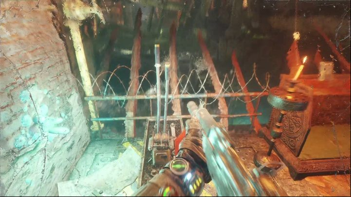 When the fish comes close to you, pull the lever quickly - Metro Exodus: The Angler Trophy - how to kill a big fish? - Achievements and trophies - Metro Exodus Guide