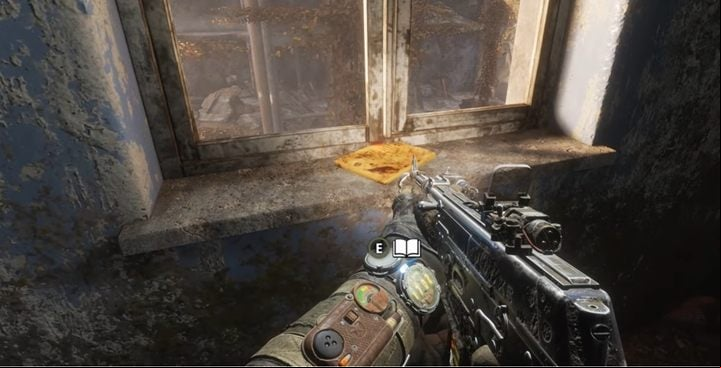 The third note is in the house where you find the Captain - Metro Exodus Sams Story: Diary notes - list - Secrets - Metro Exodus Guide
