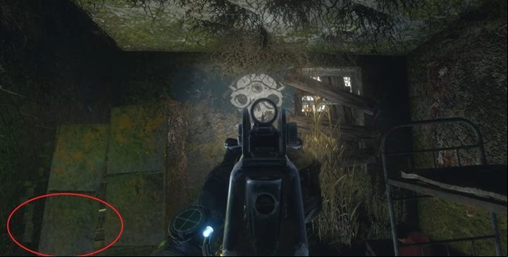 The room with the skull has a table - crawl under it to the other side - Metro Exodus Sams Story: Night Stashes - list - Secrets - Metro Exodus Guide