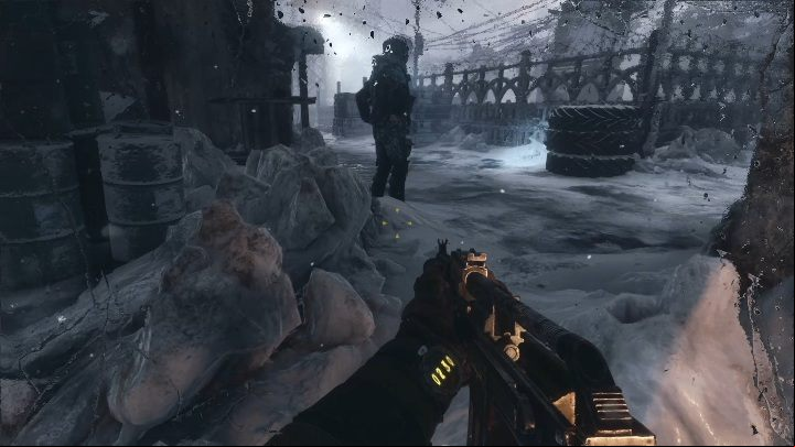 When the lights are switched off, go left - Metro Exodus: Inside the enemy base - walkthrough - Moscow - Metro Exodus Guide
