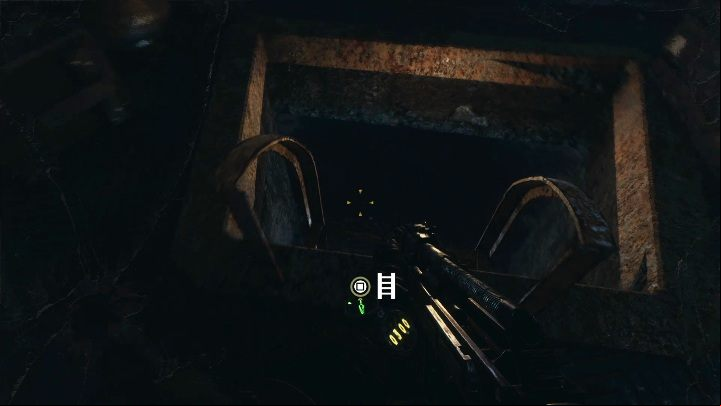 When you get rid of enemies, go down the ladder to the lower floor - Metro Exodus: Inside the enemy base - walkthrough - Moscow - Metro Exodus Guide